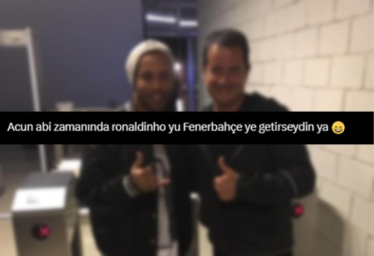 Acun Ilıcalı'nın Ronaldinho hamlesi sonrası Fenerbahçeli taraftarlar sosyal medyada ayaklandı! Kampanya başlattılar 728xauto