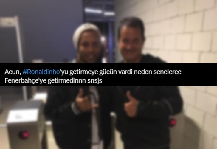 Acun Ilıcalı'nın Ronaldinho hamlesi sonrası Fenerbahçeli taraftarlar sosyal medyada ayaklandı! Kampanya başlattılar G4