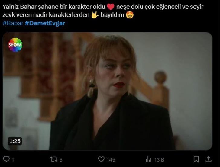 Bahar dizisiyle ekrana dönen Demet Evgar sosyal medyayı salladı! "Efsanesin ez geç aşkım" G1