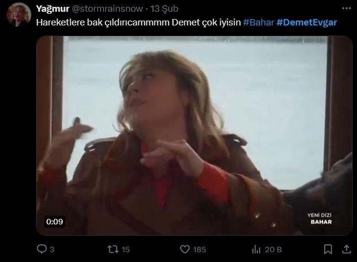 Bahar dizisiyle ekrana dönen Demet Evgar sosyal medyayı salladı! "Efsanesin ez geç aşkım" G4
