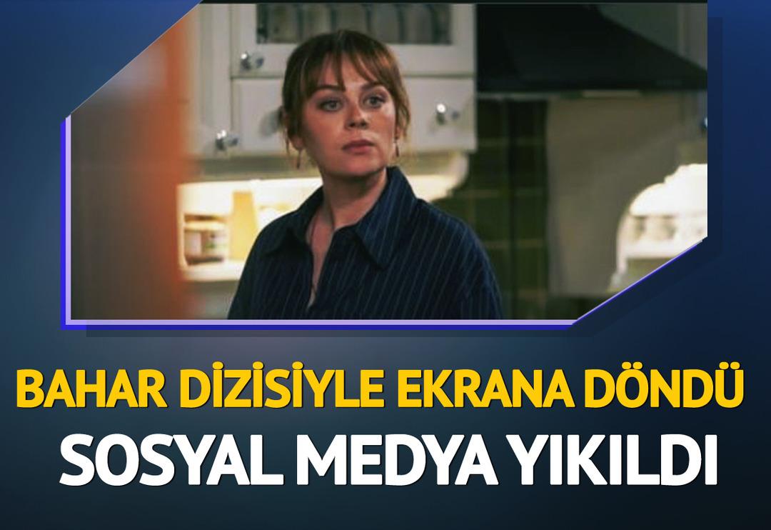 Bahar dizisiyle ekrana d&ouml;nen Demet Evgar sosyal medyayı salladı! "Efsanesin ez ge&ccedil; aşkım"