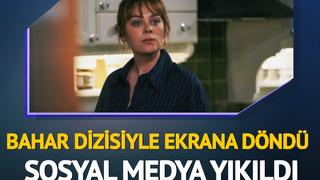 Bahar dizisiyle ekrana dönen Demet Evgar sosyal medyayı salladı! Efsanesin ez geç aşkım