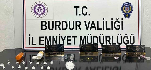 Burdur’da uyuşturucu operasyonunda 1 kişi tutuklandı