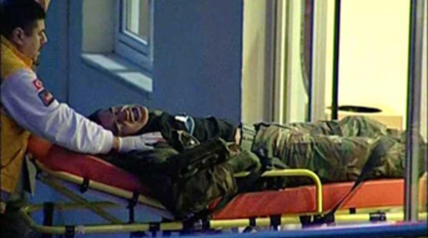 Dolmabahçe Sarayı'nda bir asker yaralandı