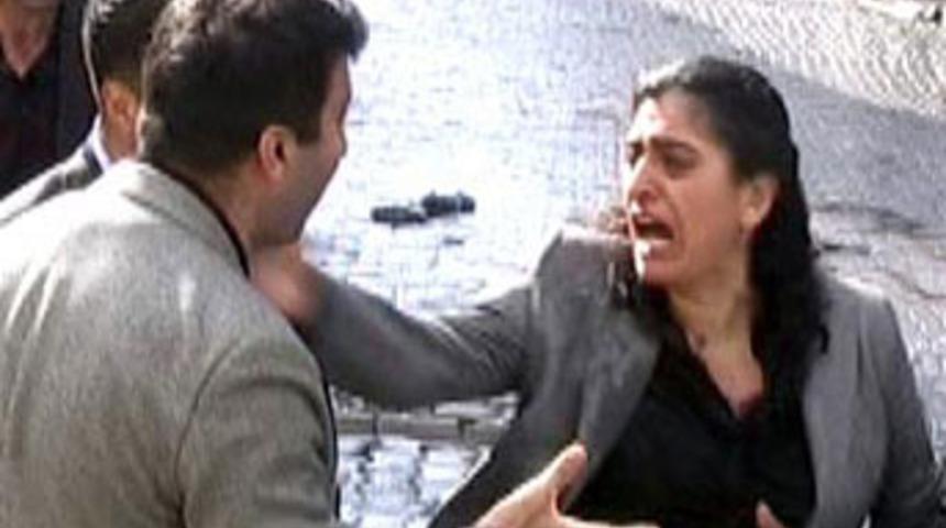 BDP'li kadın vekil, başkomiseri tokatladı