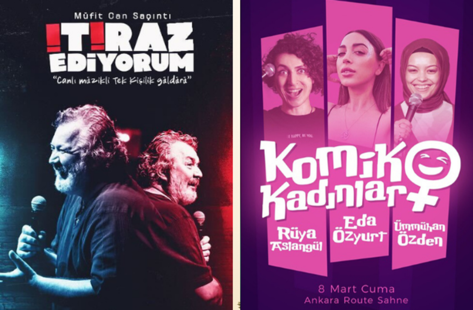 Kahkaha dolu gecelere davetlisiniz! En yeni oyunlar ve sevilen stand-up gösterileri burada