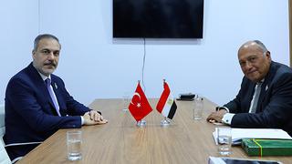 Dışişleri Bakanı Fidan, Mısır Dışişleri Bakanı Shoukry ile bir araya geldi