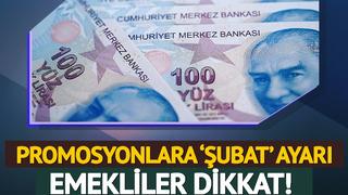 Emekli maaşı arttı, bankaların yarışı kızıştı! Promosyonlara 'Şubat' ayarı: İşte en yüksek promosyon tutarı