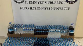 Samsun'da sahte içki operasyonunda 1 kişi yakalandı