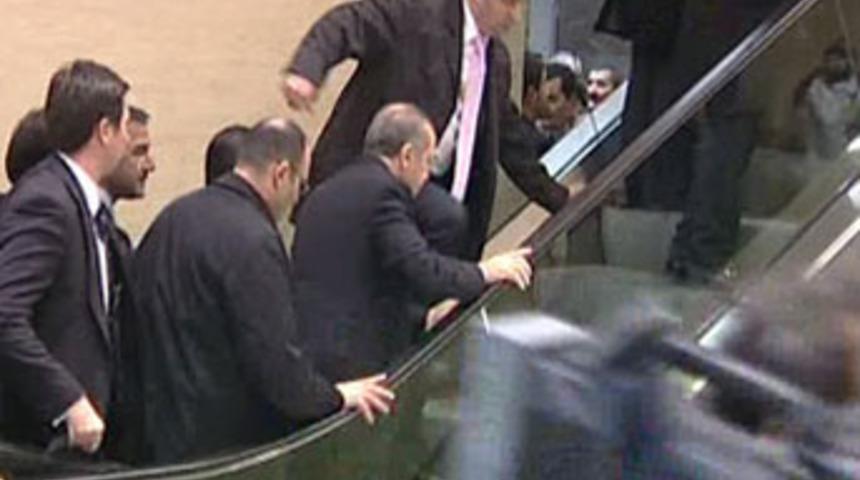 Yine merdiven ama bu defa Erdoğan