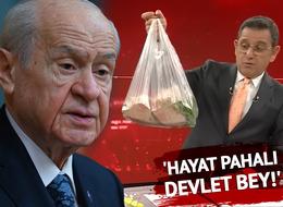 Fatih Portakal elindeki 200 liralık poşetle Devlet Bahçeli’nin o sözlerine isyan etti: ‘Harika bir öneri! Sanki yapabilecek’