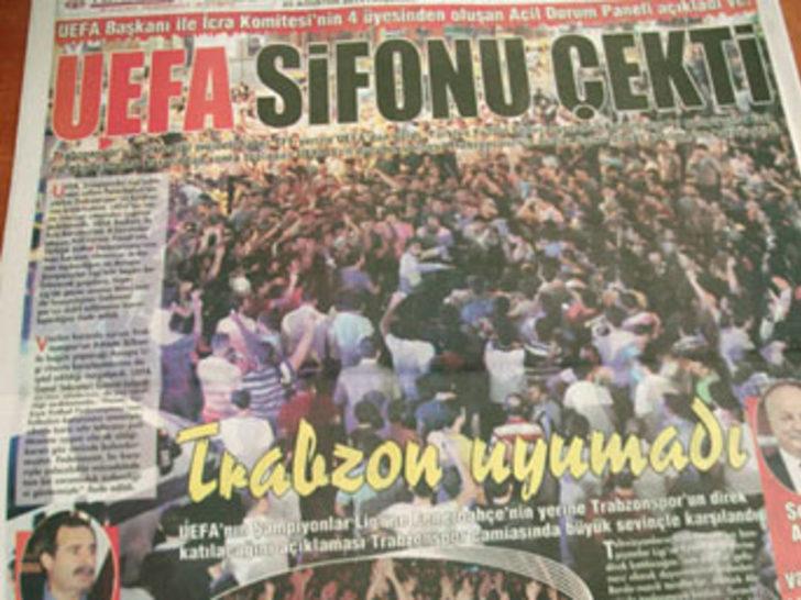 Trabzon medyasından şok manşetler!