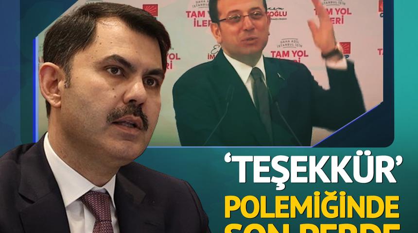 İmamoğlu'nun 'Teşekkür' göndermesi sonrası Kurum'dan yine dikkat çeken sözler: "Ekrem Bey şimdi 'aha bizi alkışladılar' diyecek"