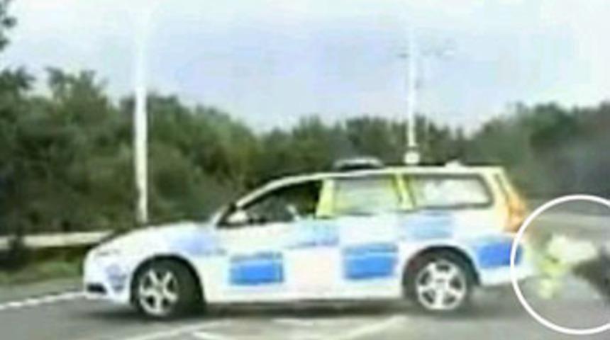 Kahraman polis zanlıyı yakaladı!