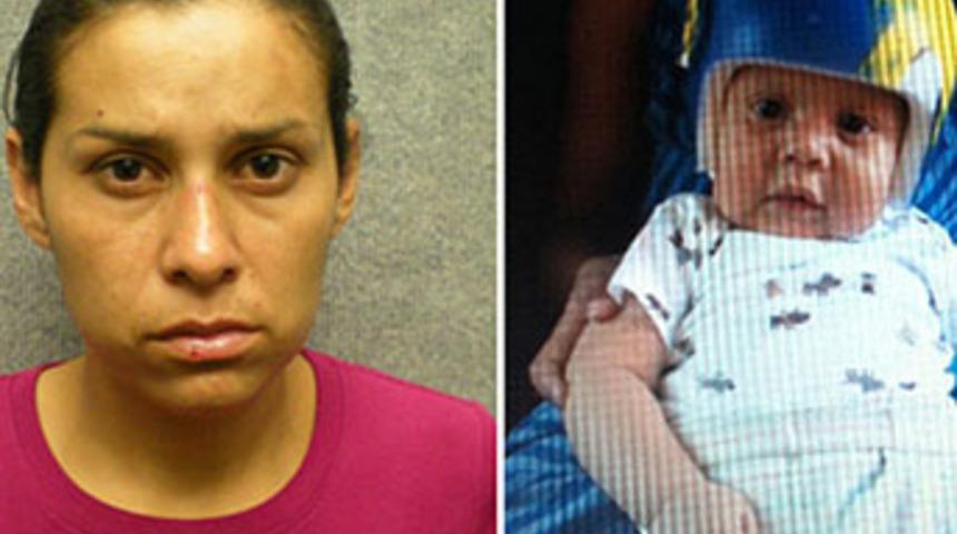 Bebeğini d&ouml;rd&uuml;nc&uuml; kattan aşağı attı!