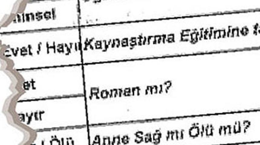 K&uuml;&ccedil;&uuml;k &ouml;ğrencilere ırk&ccedil;ı soru