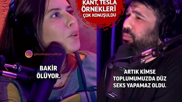 'Seks sürelerinin uzunluğu yüzünden gelişemiyoruz' dedi! Newton ve Kant örneği çok konuşuldu.... Bir teşekkürü hak ediyorlar