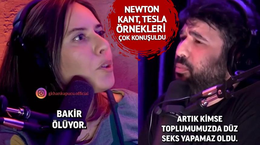 'Seks sürelerinin uzunluğu yüzünden gelişemiyoruz' dedi! Newton ve Kant örneği çok konuşuldu.... "Bir teşekkürü hak ediyorlar"