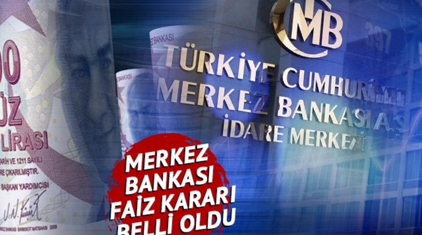 MERKEZ BANKASI FAİZ KARARI SON DAKİKA: 8 ay sonra ilk kez! Politika faizinde frene basıldı