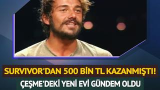 Survivor'dan 500 bin TL kazanmıştı! Cemal Can Canseven'in Çeşme'deki yeni evi gündem oldu