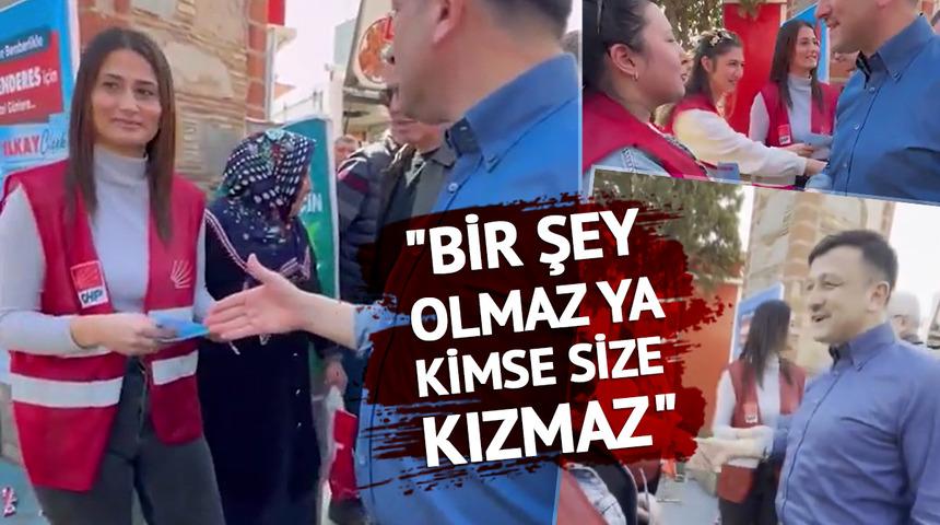 Hamza Dağ CHP standını ziyaret etti, dikkat çeken anlar yaşandı: 'Bir şey olmaz ya kimse size kızmaz'
