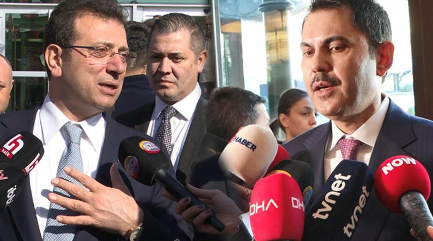 Murat Kurum ve Ekrem İmamoğlu'dan mal varlığı açıklaması! "Ne zaman istiyorsanız, o zaman açıklarız" 