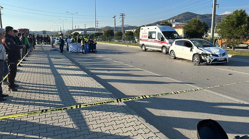 Fethiye’de feci kaza! Otomobil motosikletle çarpıştı: 2 ölü, 1 yaralı