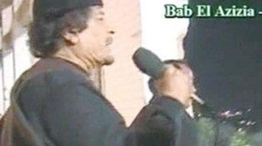 Kaddafi nerede olduğunu açıkladı