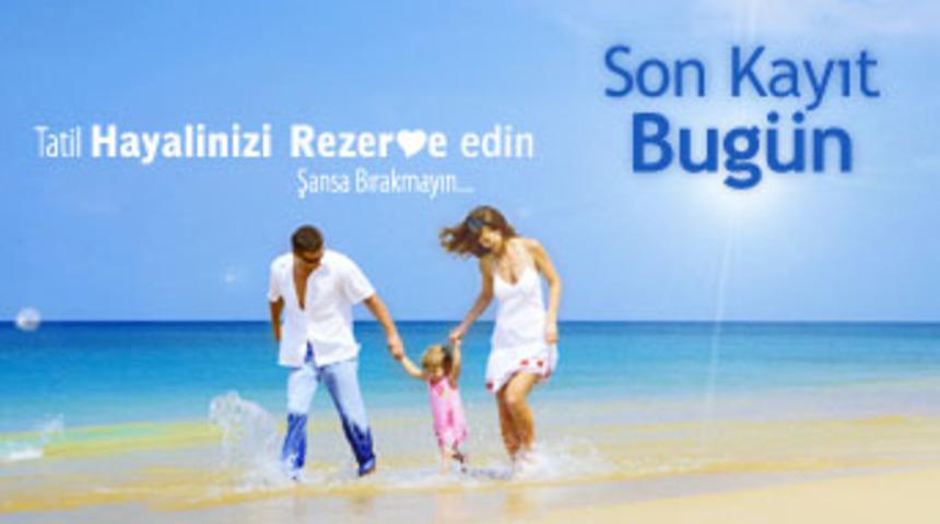 Erken rezervasyon i&ccedil;in g&uuml;zel bir g&uuml;n