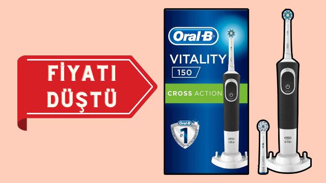 Fiyatı 779 TL'ye düştü! Ağız ve diş sağlığınız için olmazsa olmaz Oral-B D150 Şarj Edilebilir Diş Fırçası'nda indirim
