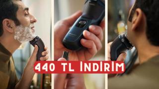 Hassas ciltlilerin favorisi Philips 3000 Serisi Islak & Kuru Elektrikli Tıraş Makinesi'nde 440 TL indirim