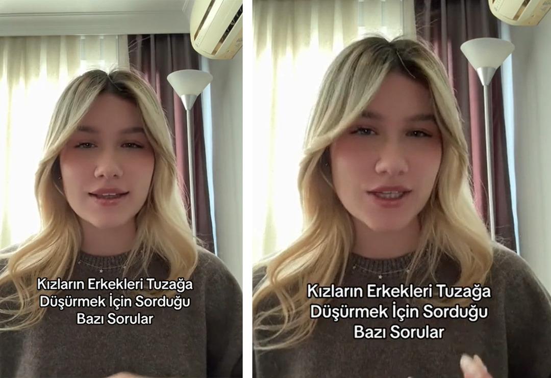 "Kızların erkekleri tuzağa d&uuml;ş&uuml;rmek i&ccedil;in sorduğu bazı sorular" diyerek paylaştı! Kadınlardan tepki gecikmedi: Sırlarımızı neden veriyorsun?