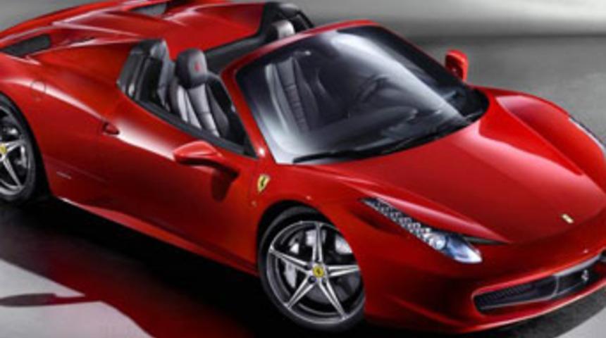 Ferrari 458 Italia&rsquo;nın &uuml;st&uuml; a&ccedil;ılıyor