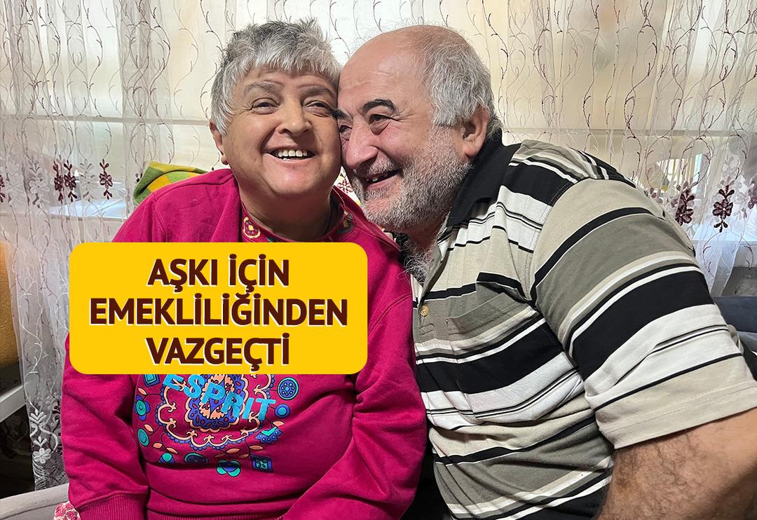 7 ay kalan emekliliğinden eşi i&ccedil;in vazge&ccedil;ti! Her şeyini ona adadı: Ge&ccedil;imlerini ise o maaşlarla sağlıyorlar