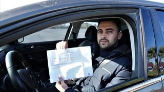 Aracın sağından geçti, bin 506 lira ceza evine gönderildi! Müfettişe isyan etti: Tamamen keyfi