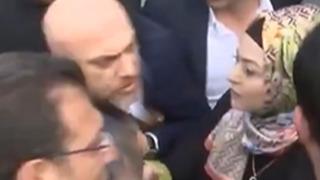 MHP İlçe Başkanı Arzu Karaalioğlu ile Ekrem İmamoğlu arasında gerginlik! Ortalık bir anda karıştı