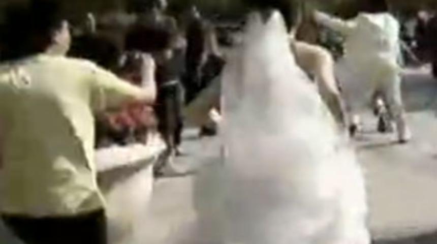 Damat d&uuml;ğ&uuml;nden b&ouml;yle ka&ccedil;ırıldı