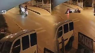2 motosiklet kafa kafaya çarpıştı! O anlar kamerada