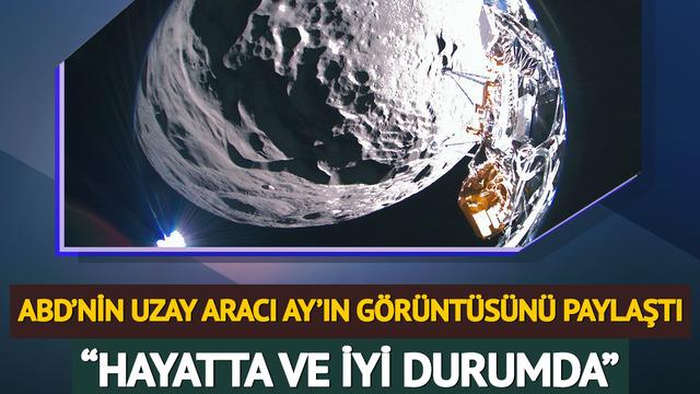 Ay’a tarihi bir iniş yapan uzay aracı Odysseus'tan fotoğraf geldi! “Hayatta ve iyi durumda