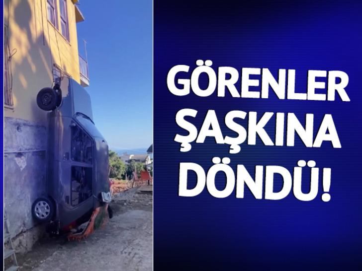 Görenler şaşkına döndü! Aracını iple binadan aşağıya sarkıttı: "İlginç bir ceza yöntemi" 18497265-728xauto