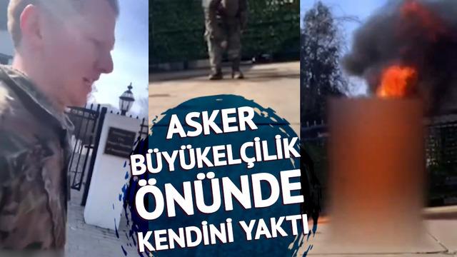 Büyükelçilik önünde kendini ateşe verdi, nefesi kesilene kadar aynı cümleyi bağırdı! Dünyayı dehşete düşüren görüntülerdeki kişi ABD askeri çıktı