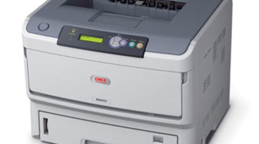 OKI&rsquo;den masa&uuml;st&uuml; A3 siyah/beyaz led yazıcı