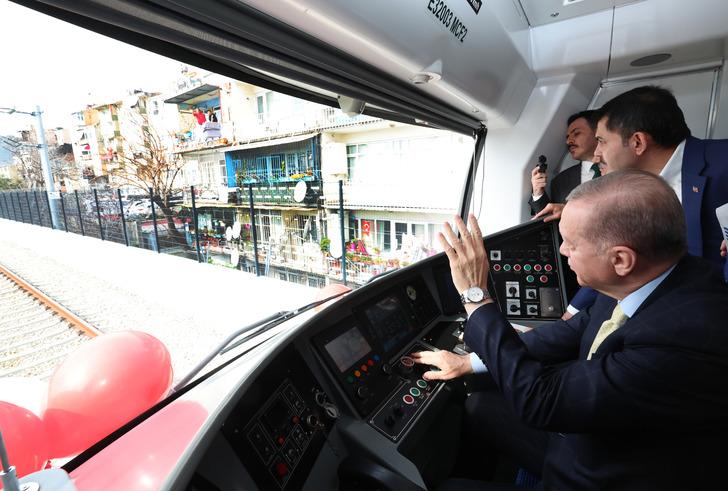 Sirkeci-Kazlıçeşme hattının açılışında ilk seferi Erdoğan yaptı! İmamoğlu'nu hedef aldı: Nasıl olduysa, bir yanlışlık oldu... G5