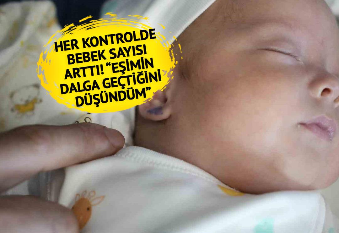 '1 bebek diye yola &ccedil;ıktık' Her kontrolde sayı arttı! Duyunca şoke oldular... Tıpta &ccedil;ok nadir g&ouml;r&uuml;l&uuml;yor