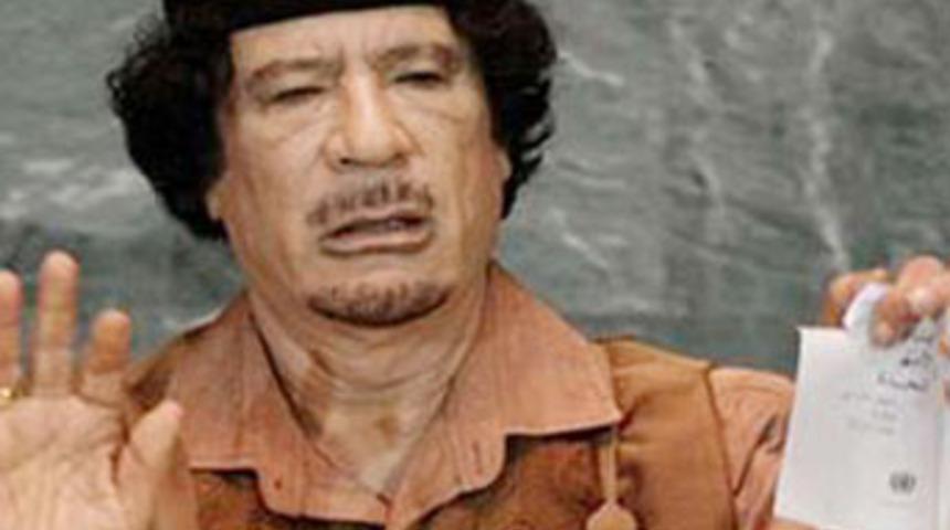 Kaddafi'den haber var!