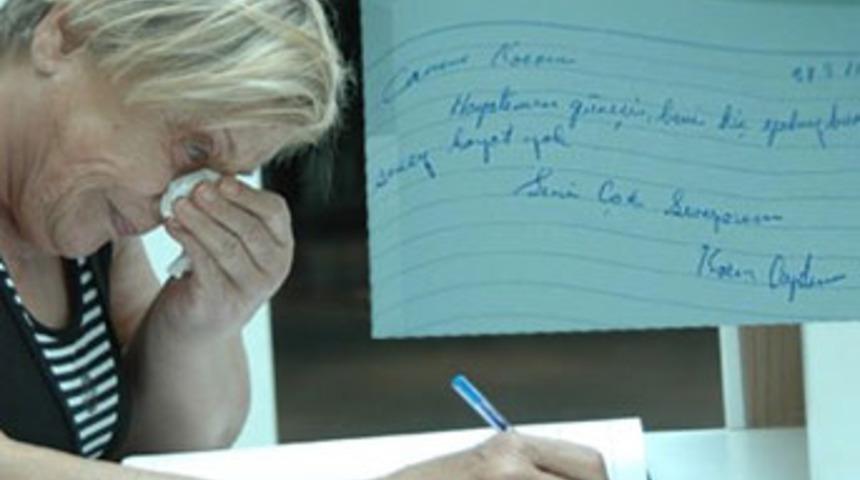 Denktaş'a anlamlı mektup