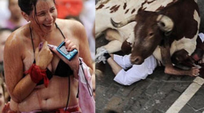 &Ccedil;ıplaklar festivale damga vurdu!