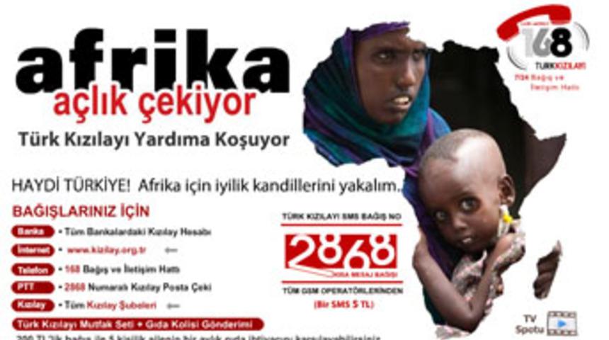 Kızılay&rsquo;dan Afrika i&ccedil;in yardım kampanyası!