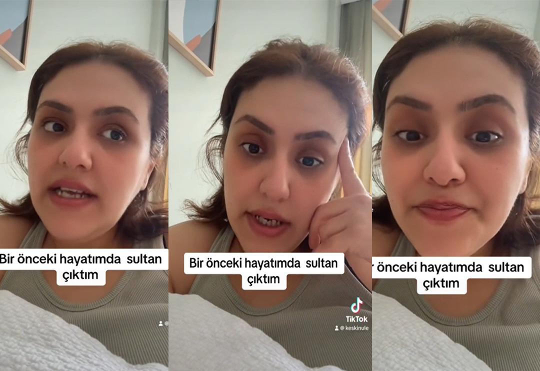 'Ge&ccedil;mişe d&ouml;nme meditasyonu' yaptı! 'Bir &ouml;nceki hayatımda sultan &ccedil;ıktım' dedi sosyal medyadan yorum yağdı