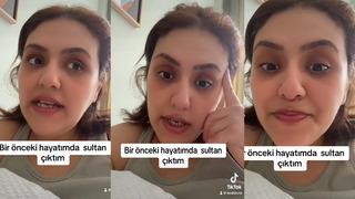 'Geçmişe dönme meditasyonu' yaptı! 'Bir önceki hayatımda sultan çıktım' dedi sosyal medyadan yorum yağdı